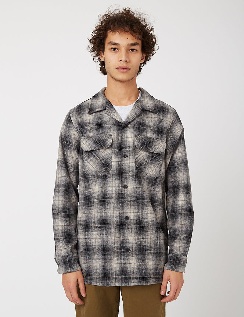 Pendleton Board Shirt - Grey/Black/Tan Ombre