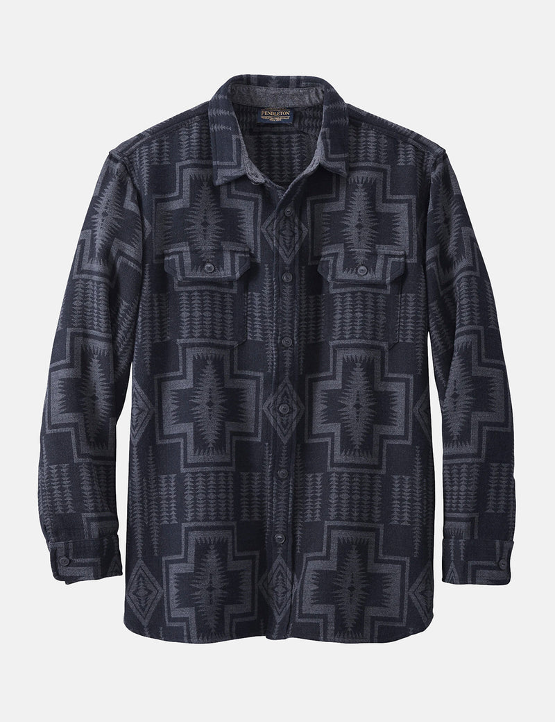 Pendleton Driftwood Shirt - Black/Grey