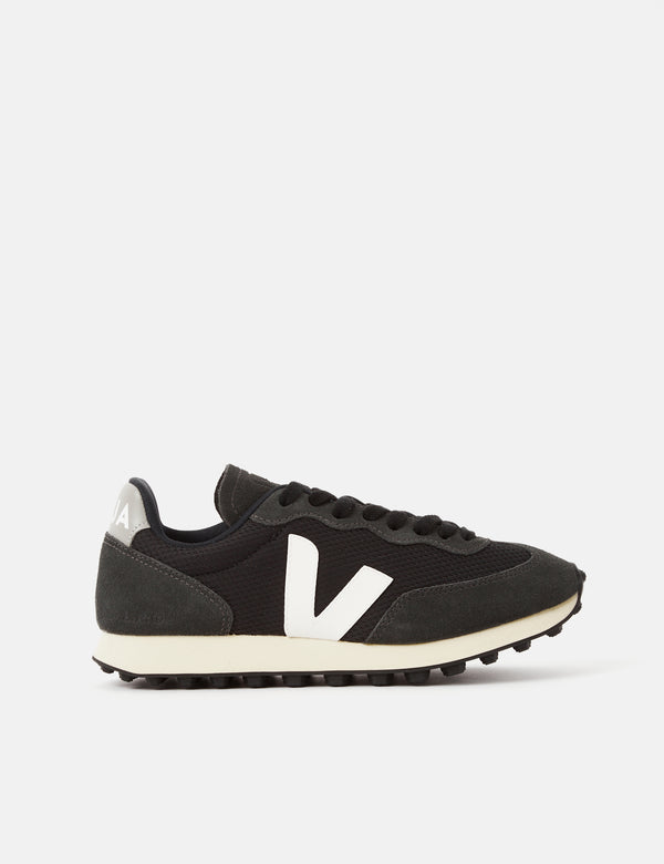 Chaussures d'entraînement Veja Rio Branco Alveomesh pour femmes - Noir/Blanc/Gris Oxford