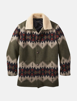 Pendleton Brownsville Coat - Olive Mix Senora