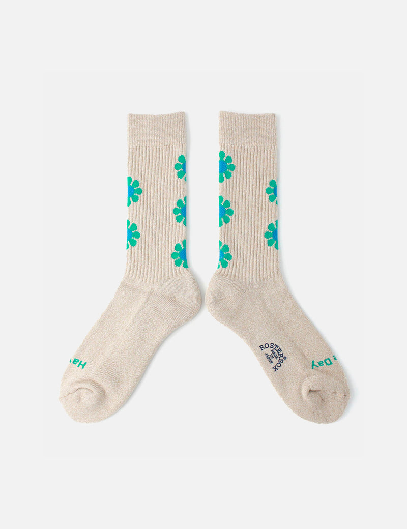 Rostersox Peace Socks - Beige