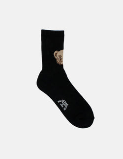 Rostersox F Bear Socks -  Black