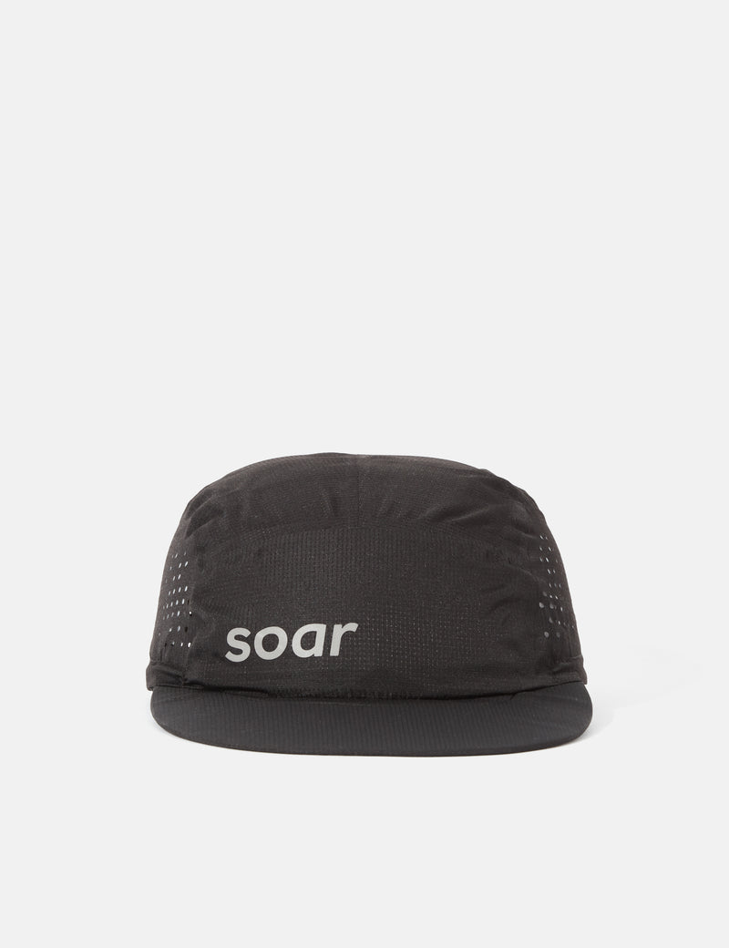 SOAR Run Cap - Black