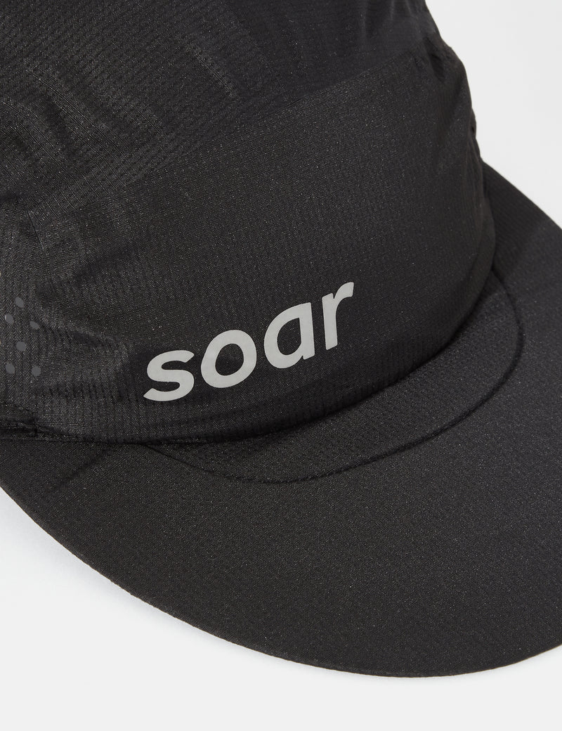 SOAR Run Cap - Black