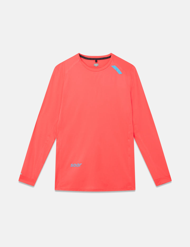 SOAR Long Sleeve Tech T-Shirt - Geranium Red