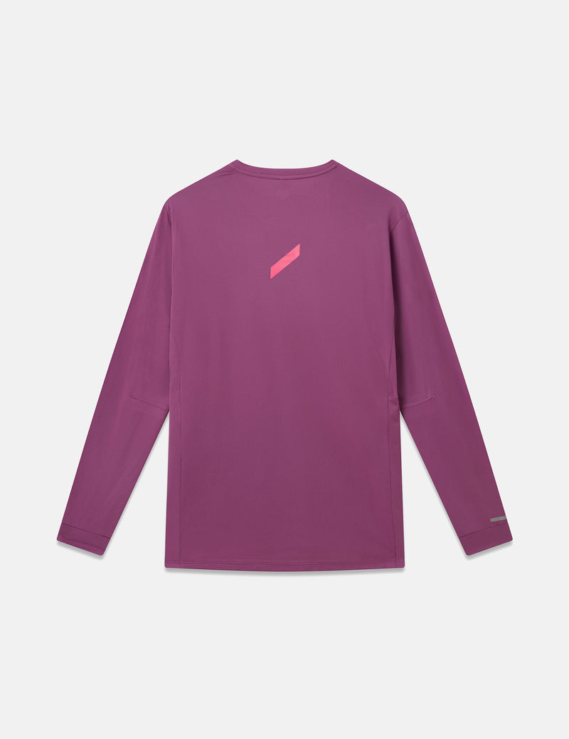 SOAR Long Sleeve Tech T-Shirt - Plum Purple