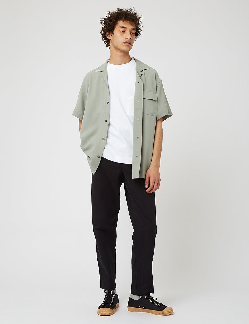 Snow Peak Quick Dry Crepe Weave Soft Shirt - Sage