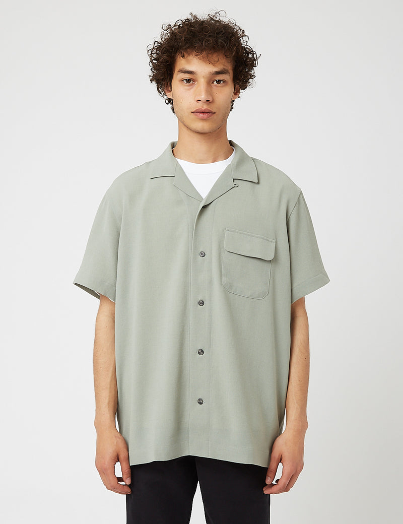 Snow Peak Quick Dry Crepe Weave Soft Shirt - Sage