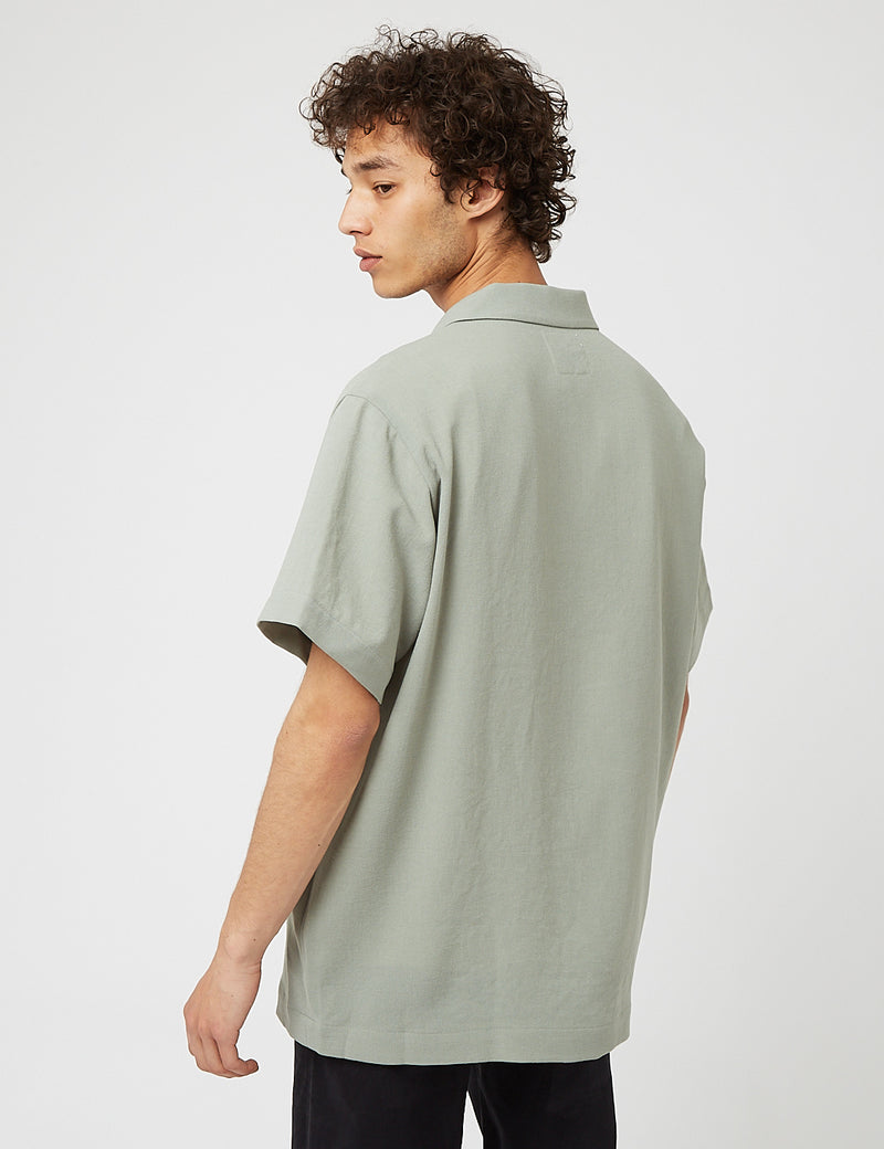 Snow Peak Quick Dry Crepe Weave Soft Shirt - Sage