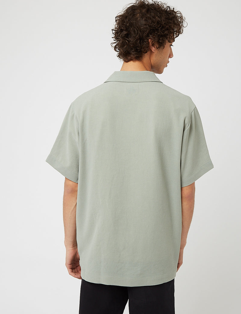 Snow Peak Quick Dry Crepe Weave Soft Shirt - Sage