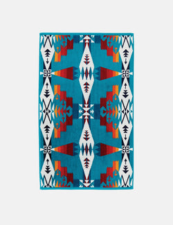 Pendleton Jacquard Beach Towel - Tuscon Turquoise