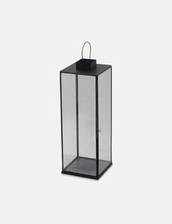 Nkuku Sia Lantern (Medium) - Antique Black