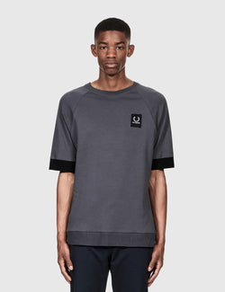 Fred Perry x Raf Simons T-Shirt mit Raglanärmeln - Industrial Grey