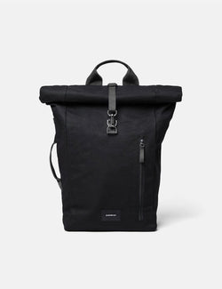 Sandqvist Dante Vegan Rolltop Backpack - Black