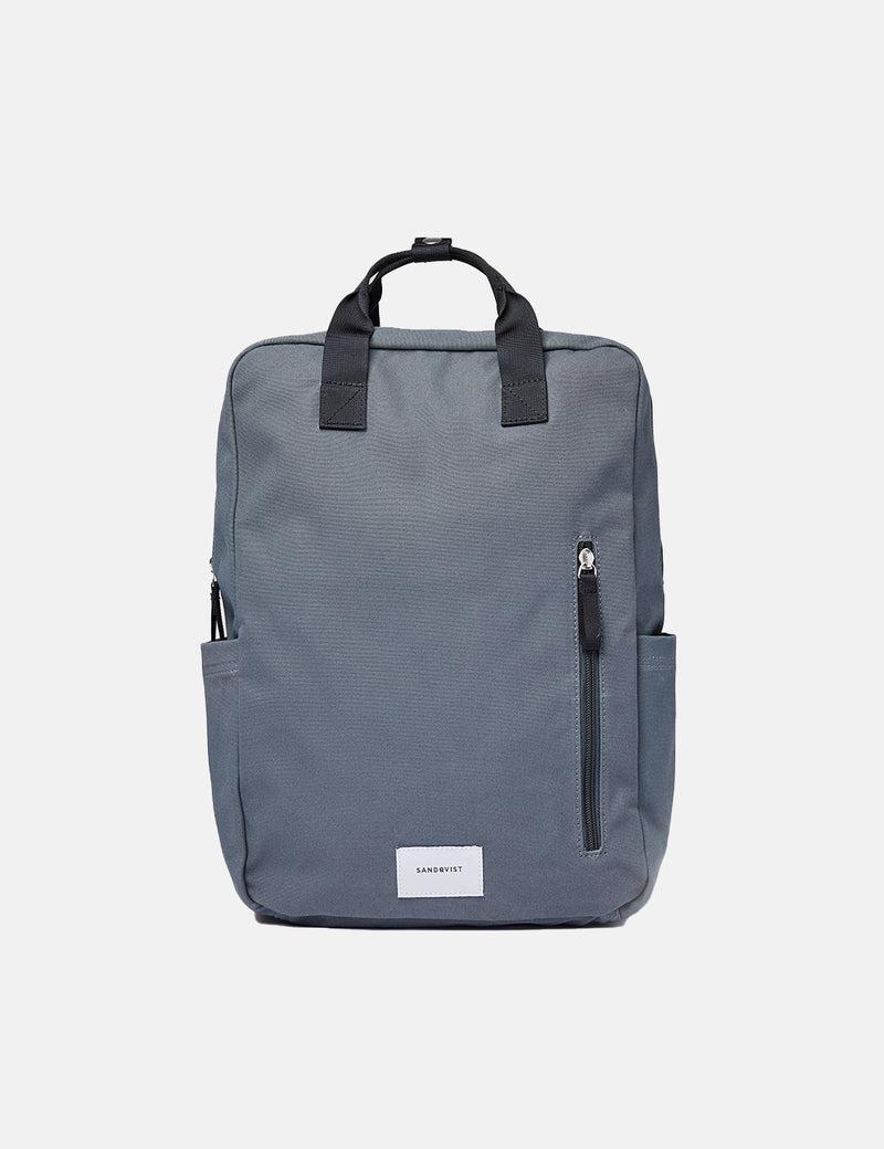 Sandqvist Knut Tote Backpack (Polycotton) - Dark Slate/Navy Blue