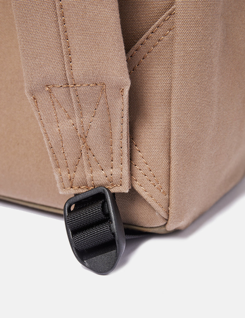 Sandqvist Tony Tote Backpack (Vegan) - Fossil/Orange