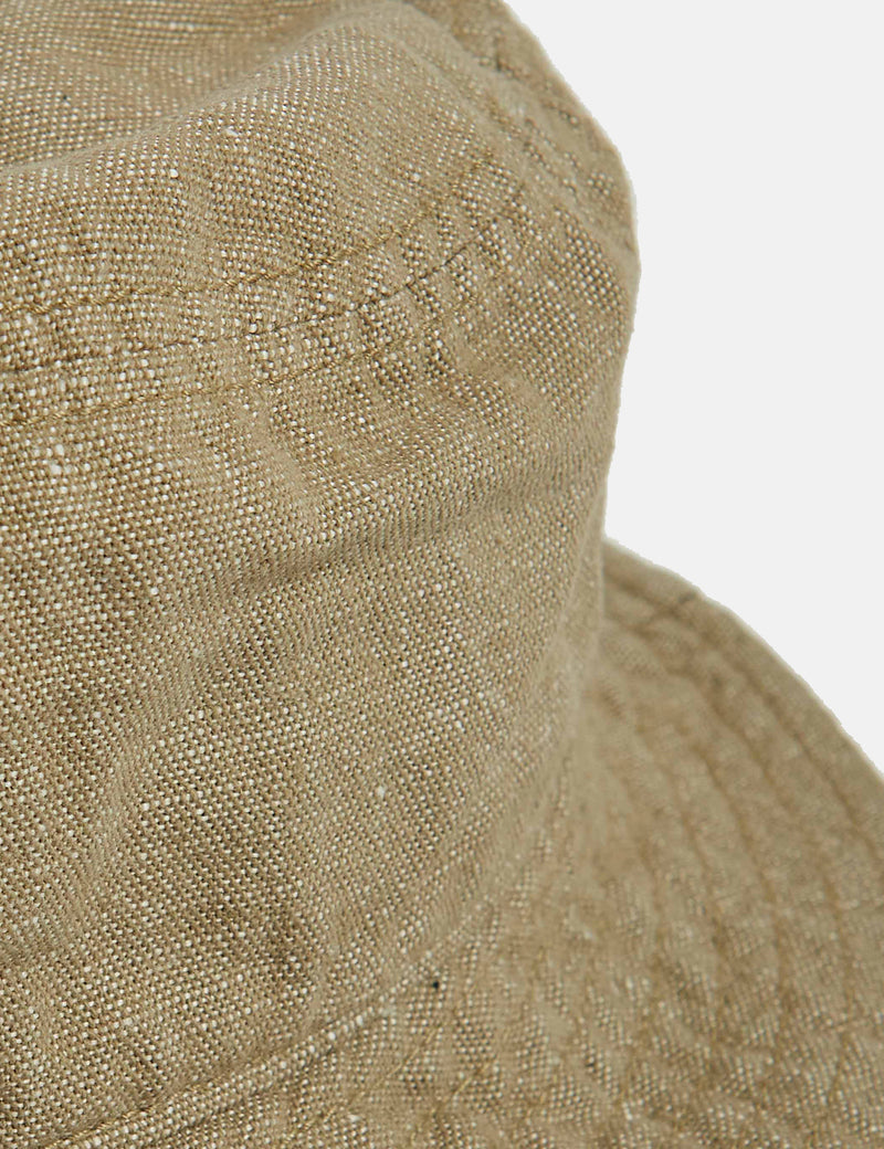 Nigel Cabourn Bucket Hat (Cotton/Linen) - Stone