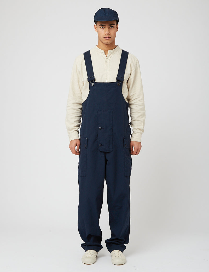 Nigel Cabourn Naval Dungaree（リラックス）-ブラックネイビー