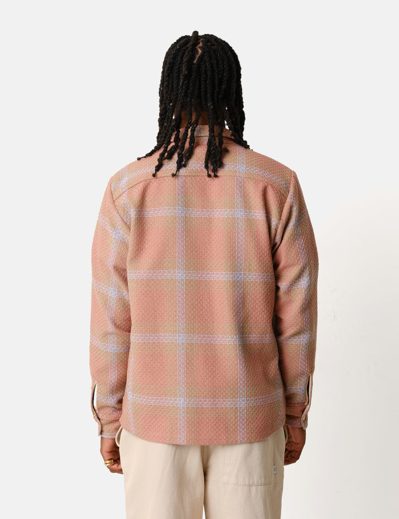 Wax London Whiting Overshirt (Mio) - Pink/Blue