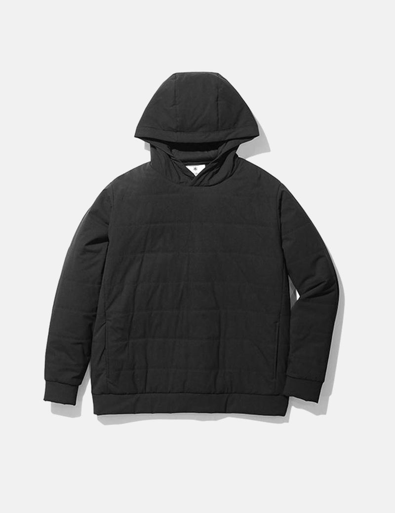 Snow Peak Flexible Insulated Hooded Sweatshirt - Black