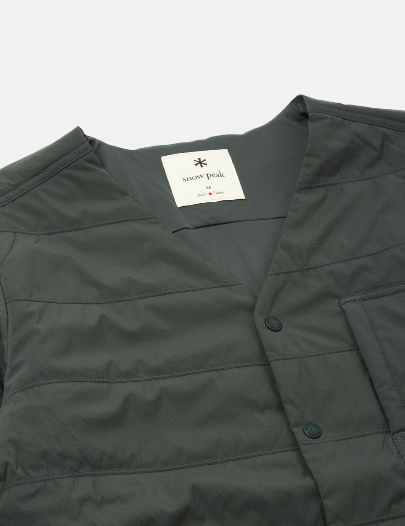 Snow Peak Flexible Insulated Cardigan - Forest Green
