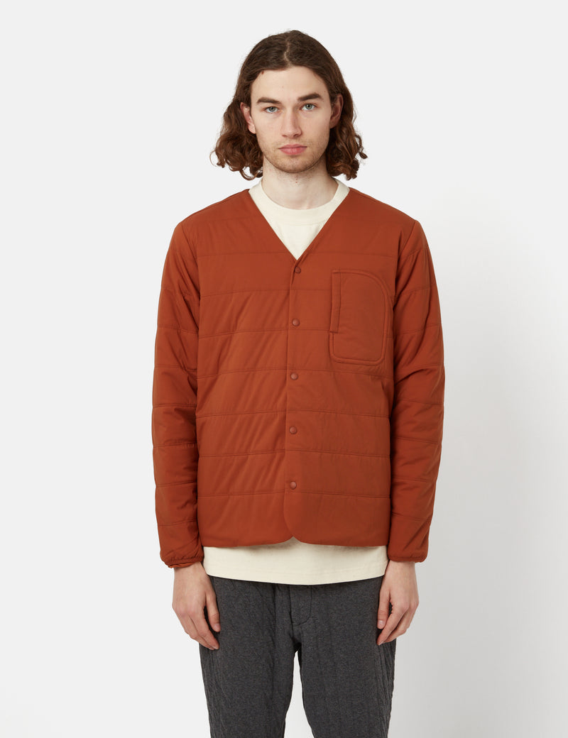 Snow Peak Flexible Insulated Cardigan - Orange