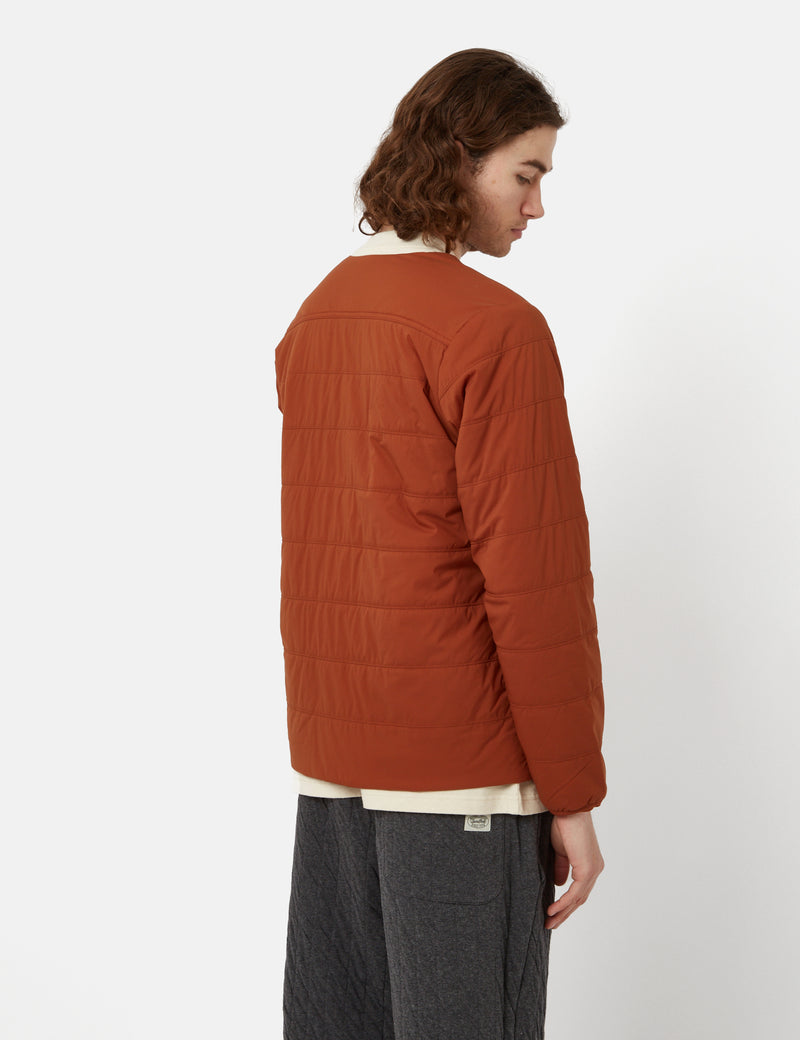 Snow Peak Flexible Insulated Cardigan - Orange