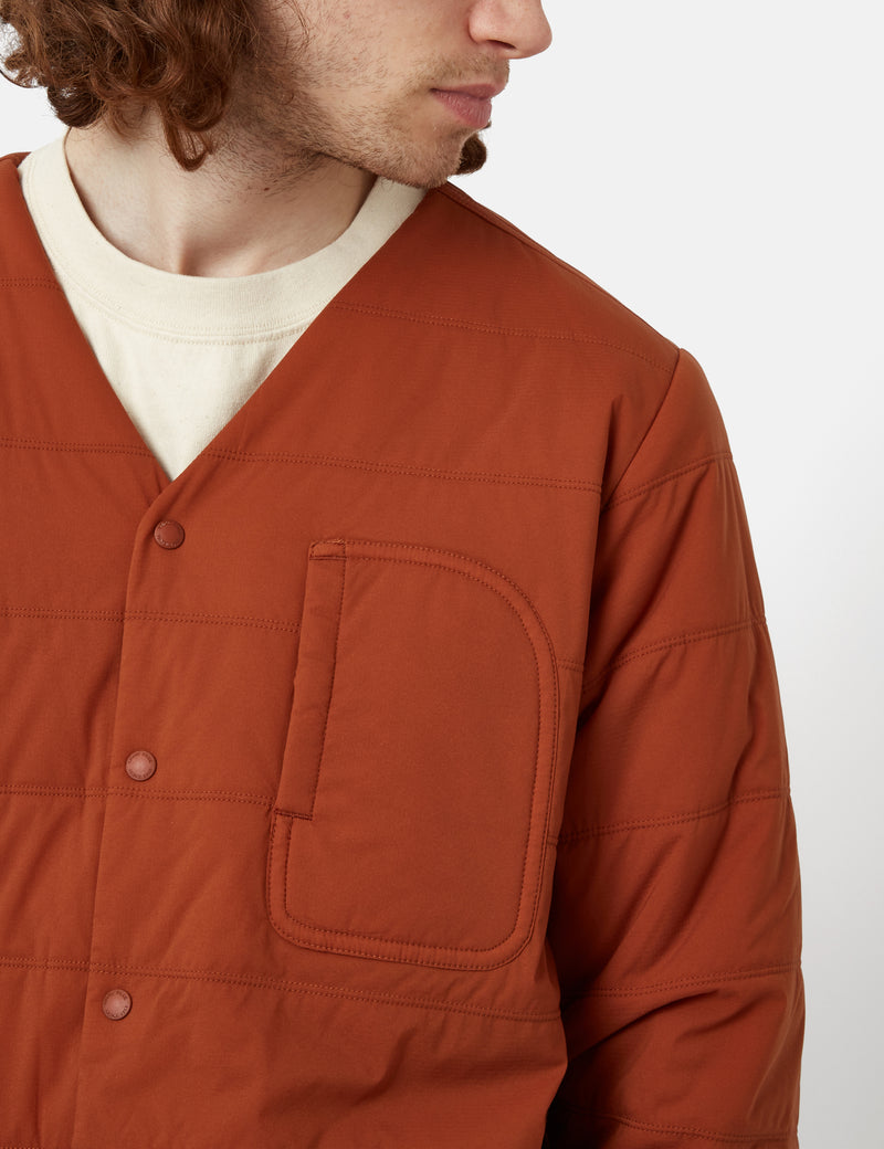 Snow Peak Flexible Insulated Cardigan - Orange