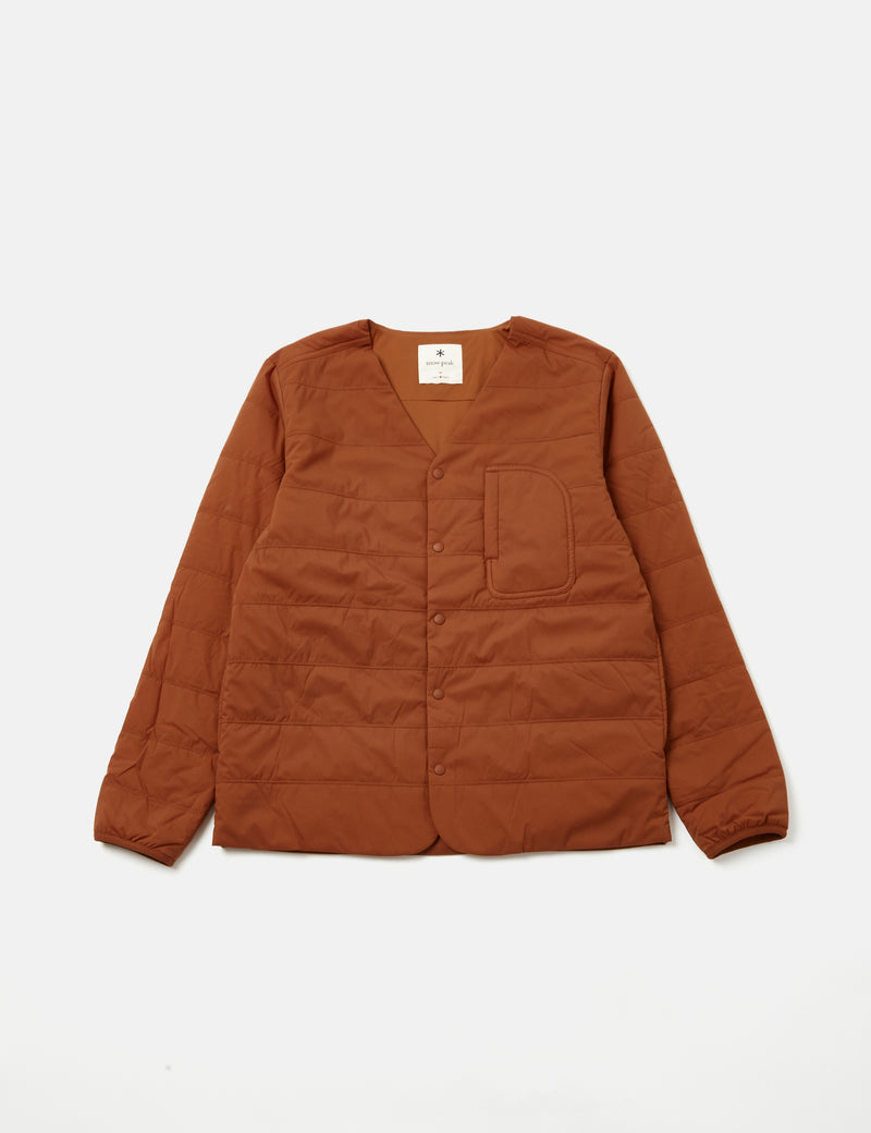Snow Peak Flexible Insulated Cardigan - Orange