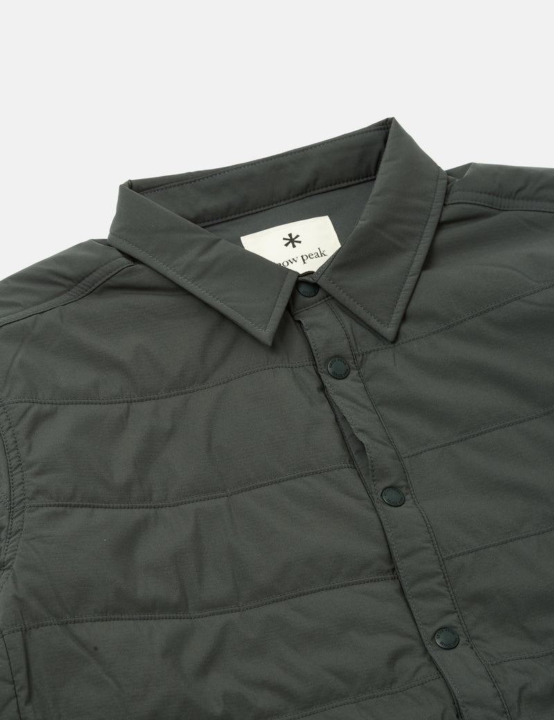 Snow Peak Flexible Insulated Shirt - Forest Green