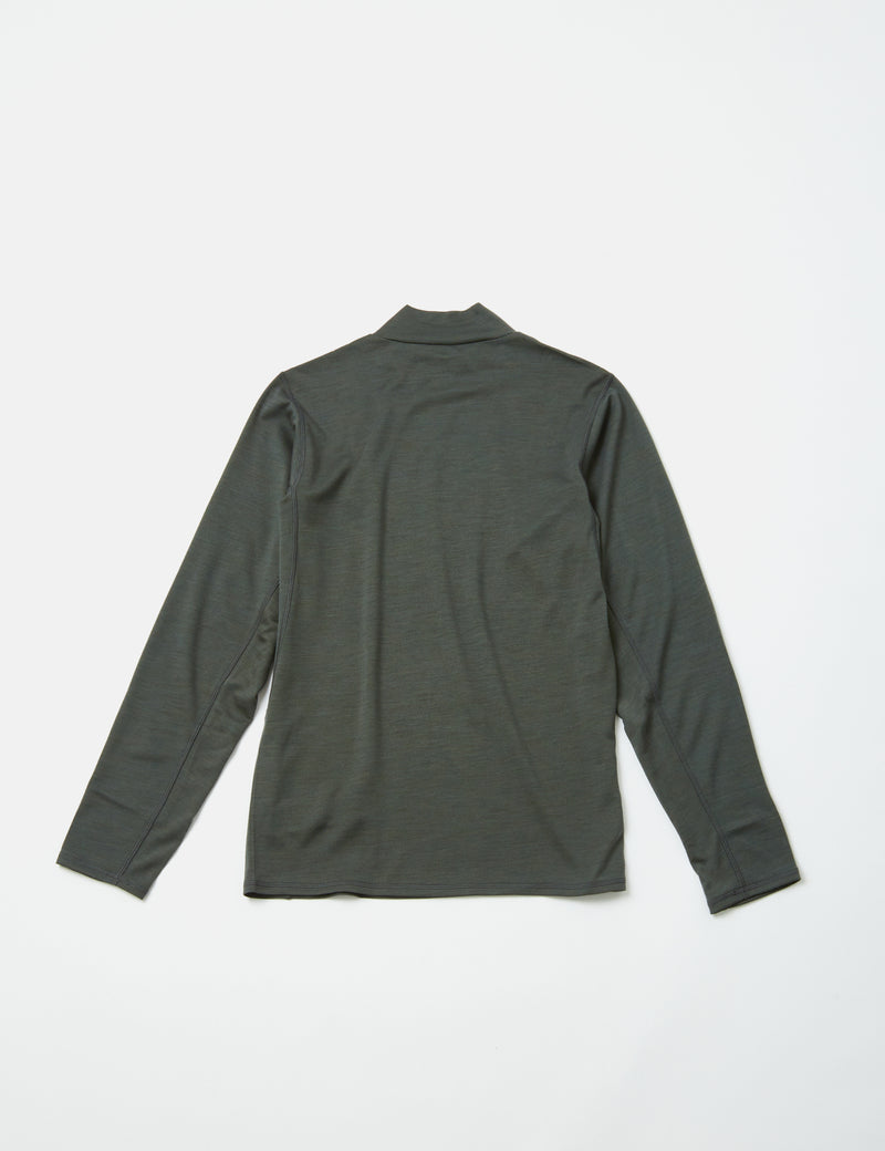 Snow Peak Recycled Half Zip Pullover - Forest Green