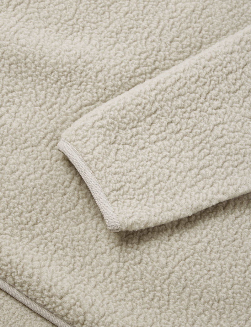 Snow Peak Thermal Boa Fleece Pullover - Beige
