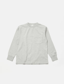 Snow Peak Recycled Cotton Heavy Long Sleeve T-Shirt - Grey