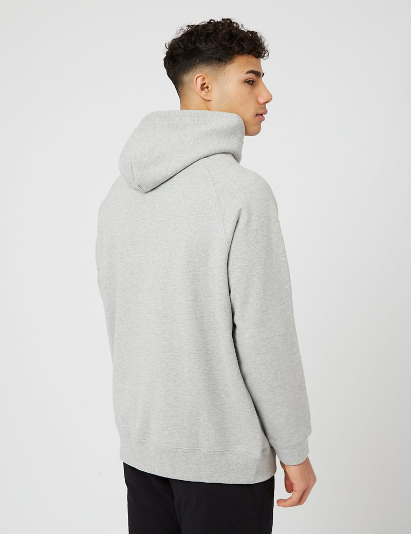 Snow Peak Recycled Cotton Hooded Sweatshirt - Grey