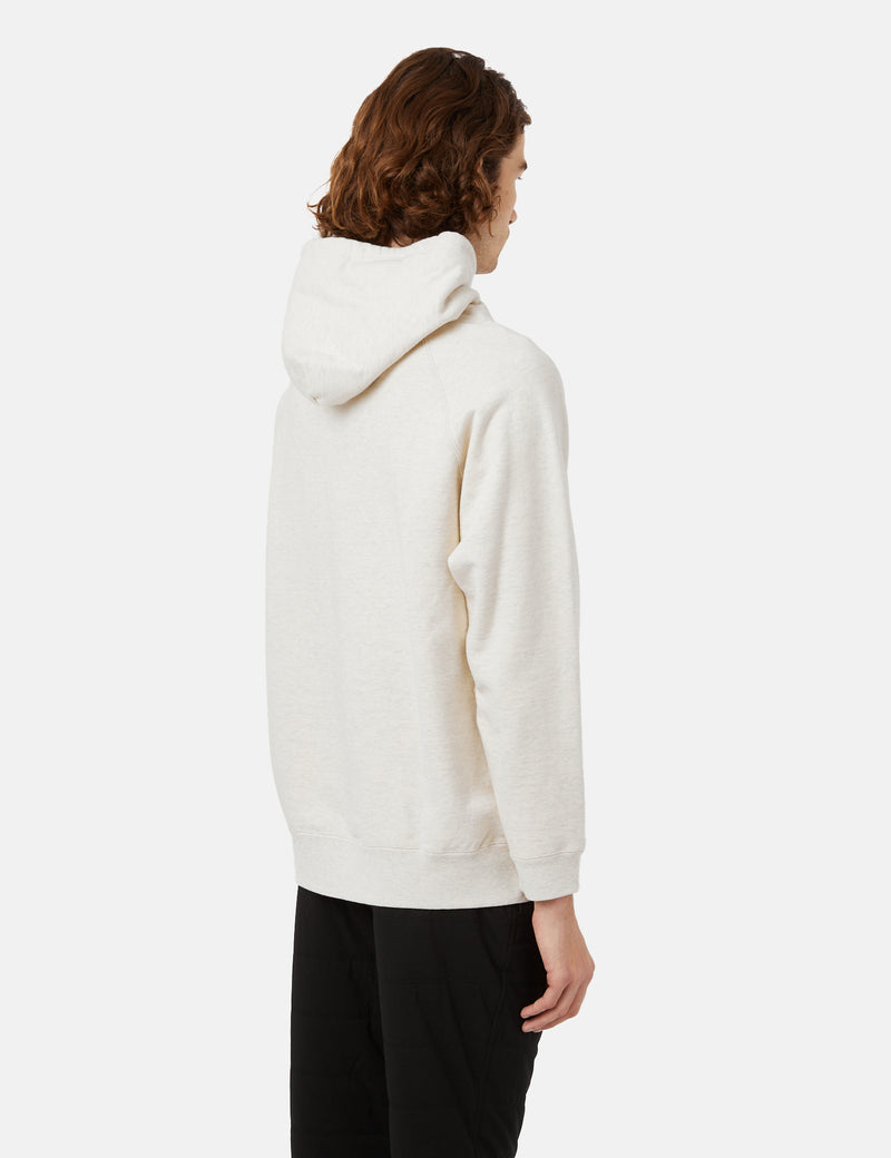 Snow Peak Hooded Sweatshirt (Recycled Cotton) - Oatmeal Brown