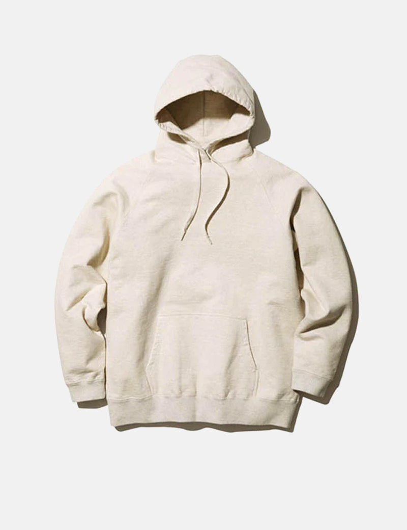 Snow Peak Hooded Sweatshirt (Recycled Cotton) - Oatmeal Brown