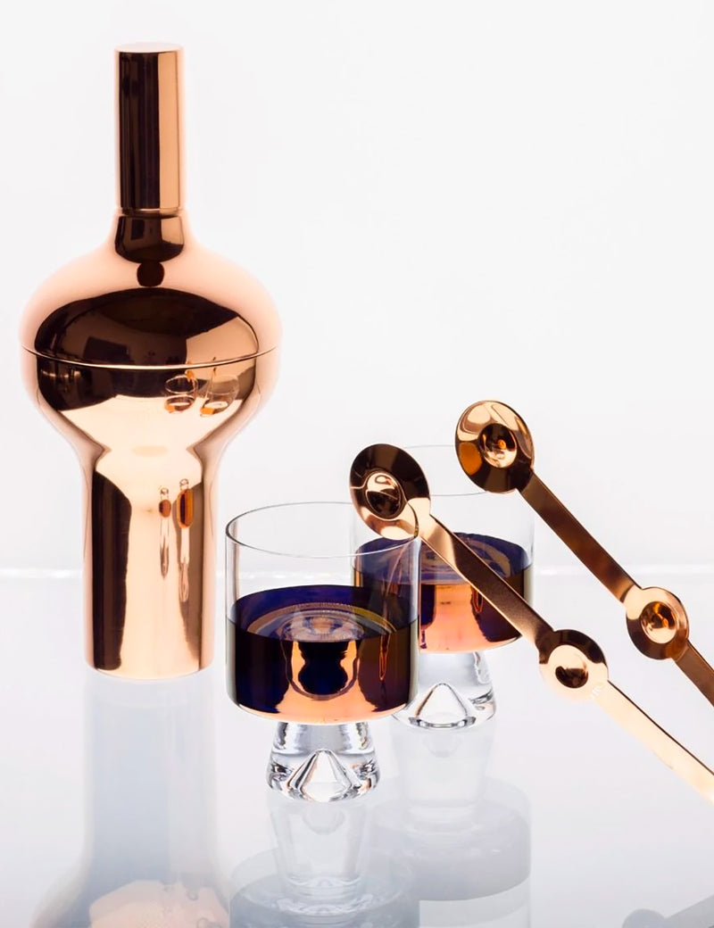 Tom Dixon Tank Low Ball Glasses (Set of 2) - Copper