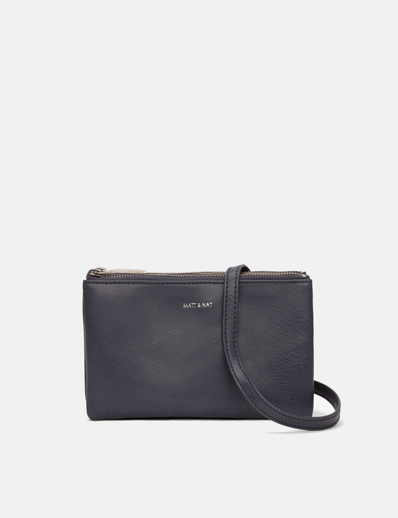 Matt & Nat Triplet Shoulder Bag - Ink Grey