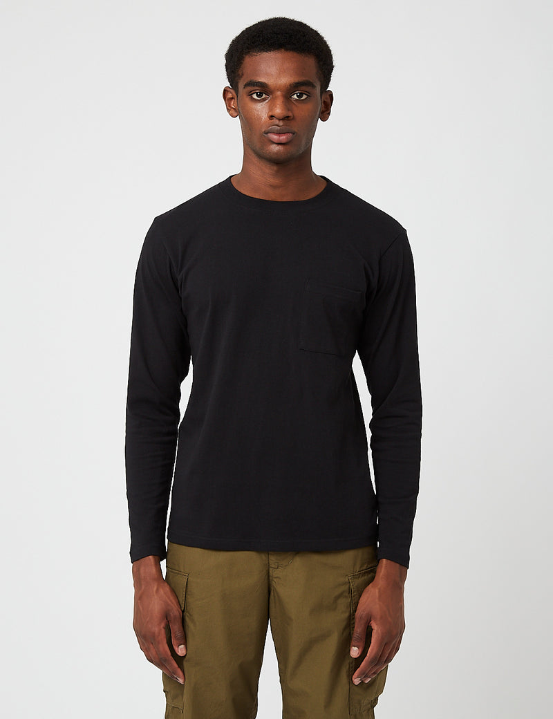 Snow Peak Camping Gear Long Sleeve T-Shirt - Black