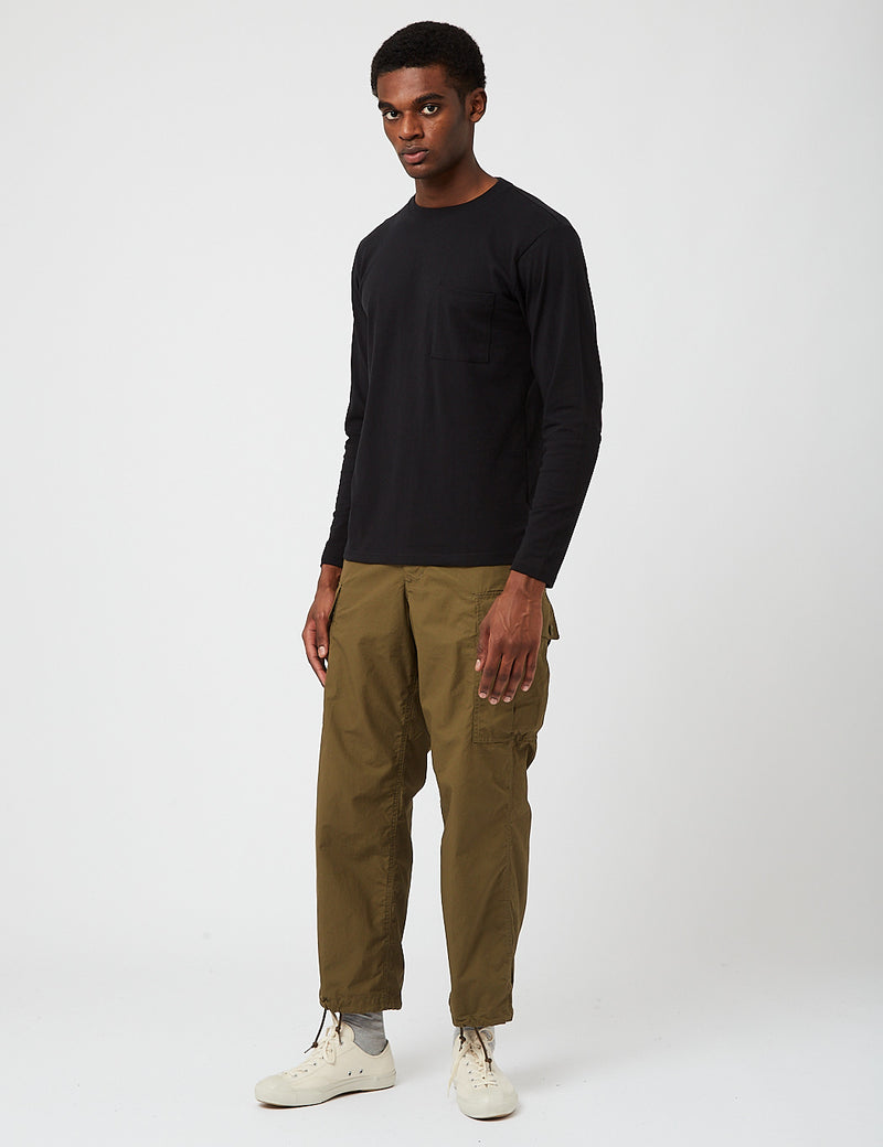 Snow Peak Camping Gear Long Sleeve T-Shirt - Black