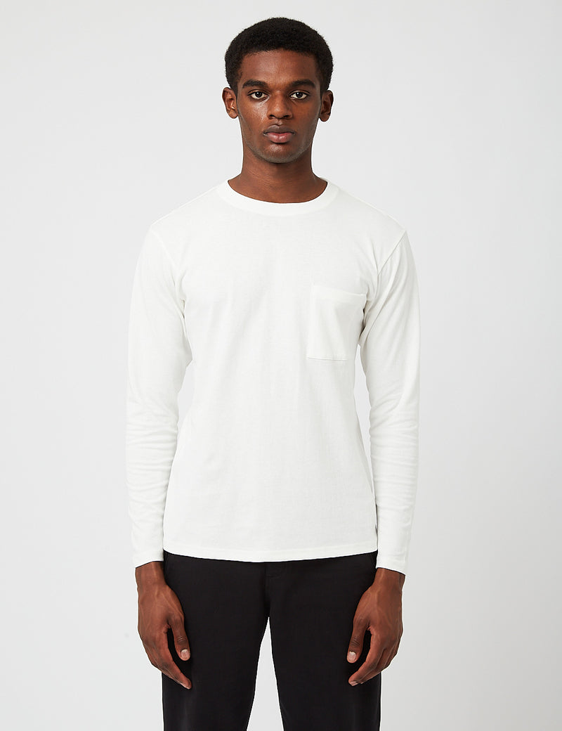 Snow Peak Camping Gear Long Sleeve T-Shirt - White