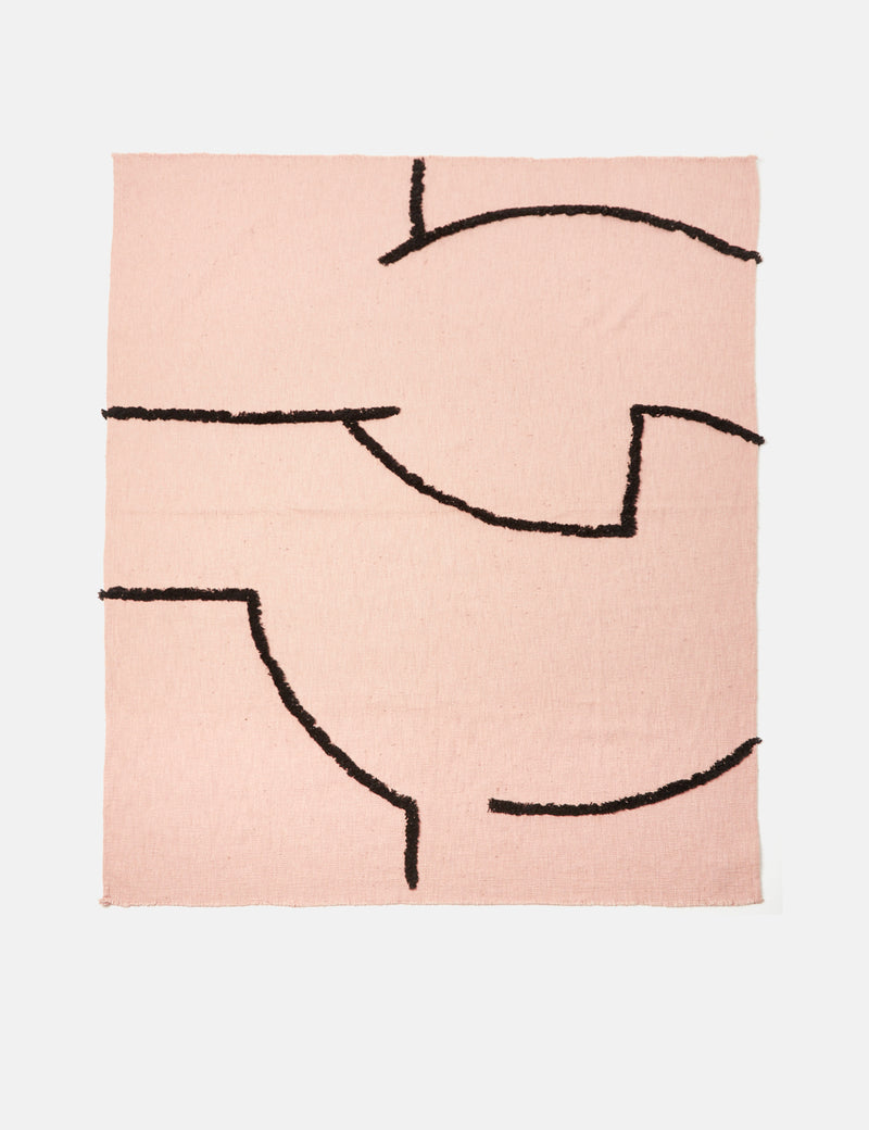 HKliving Soft Woven Throw - Nude