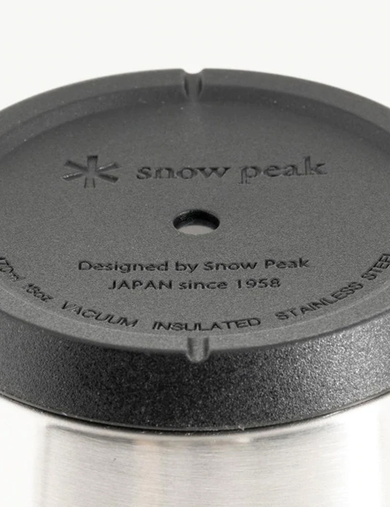 Snow Peak Vacuum Beer Tumbler 470ml - Black