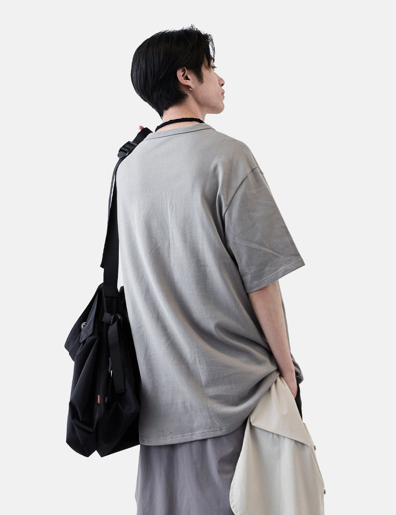 GOOPiMADE “TYPE-X” 3D Pocket T-Shirt - Light Grey