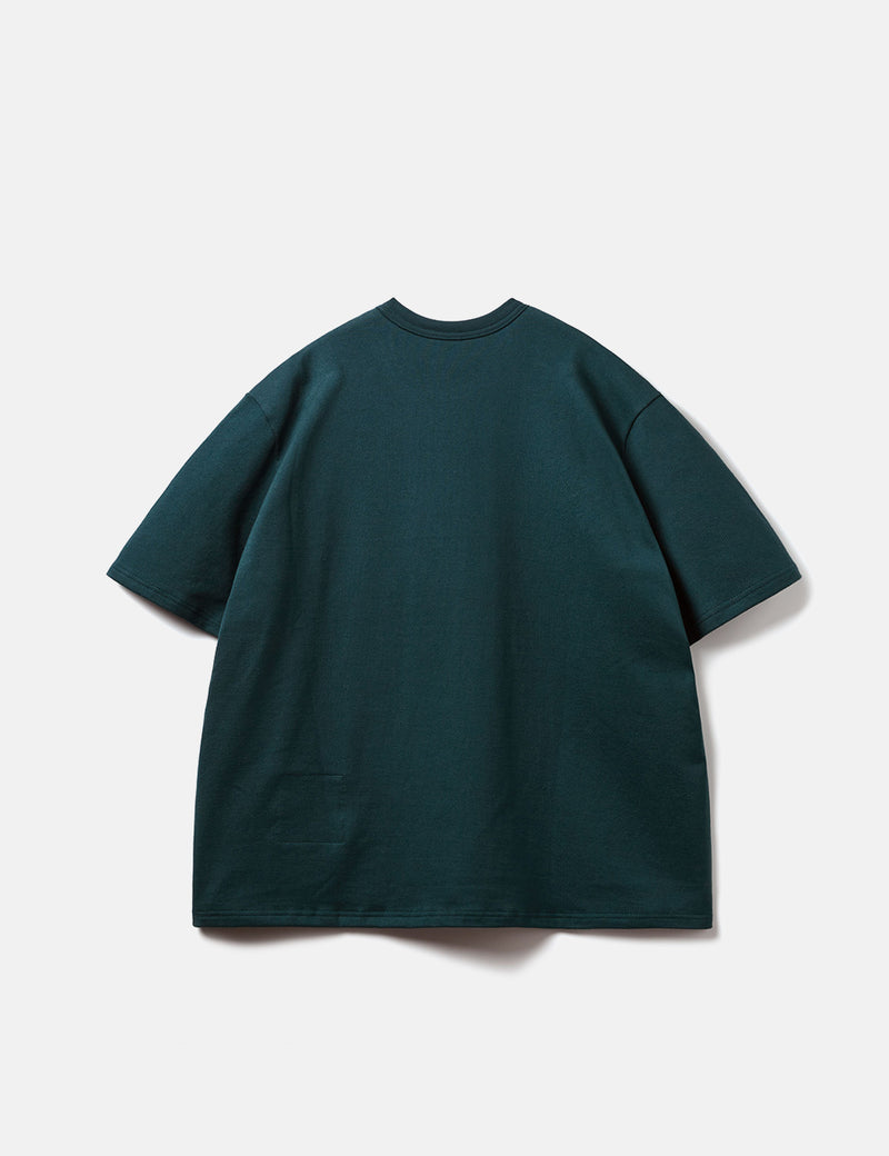 GOOPiMADE “TYPE-X” 3D Pocket T-Shirt - Turquoise Green
