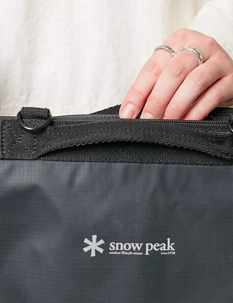 Snow Peak 2 Way Tote Bag - Black