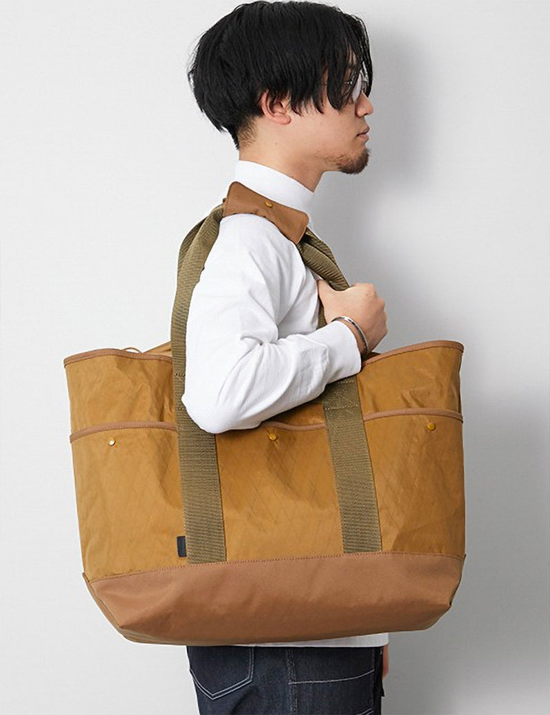 Snow Peak X-Pac Nylon Tote Bag  - Brown