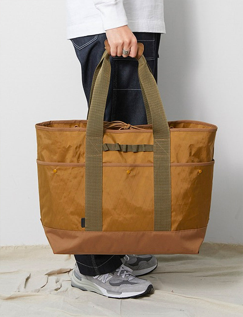 Snow Peak X-Pac Nylon Tote Bag  - Brown