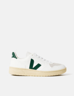 Women's Veja V-10 CWL Trainers - White/Brittany