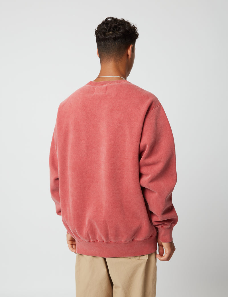 Bhode Pigment Dyed Crew Sweat (Organic/Canada Origin, 16oz) - Sahara Nights
